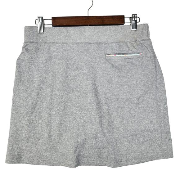 Pebble Beach Women's Dry-Luxe Performance Lt Gray Stretch Jersey Skort Medium - Picture 3 of 12